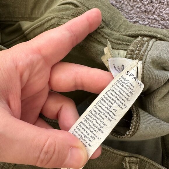 Spanx Twill Cropped Wide Leg Pants - Picture 4 of 8